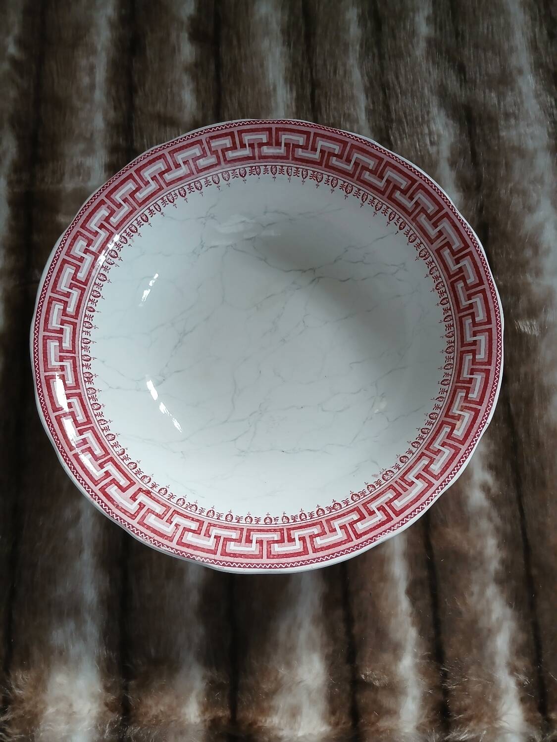Large dish/old salad bowl Creil and Montereau