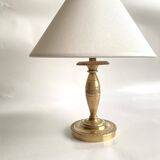 2 brass lamps