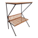 Table d'appoint ou chevet en rotin et métal