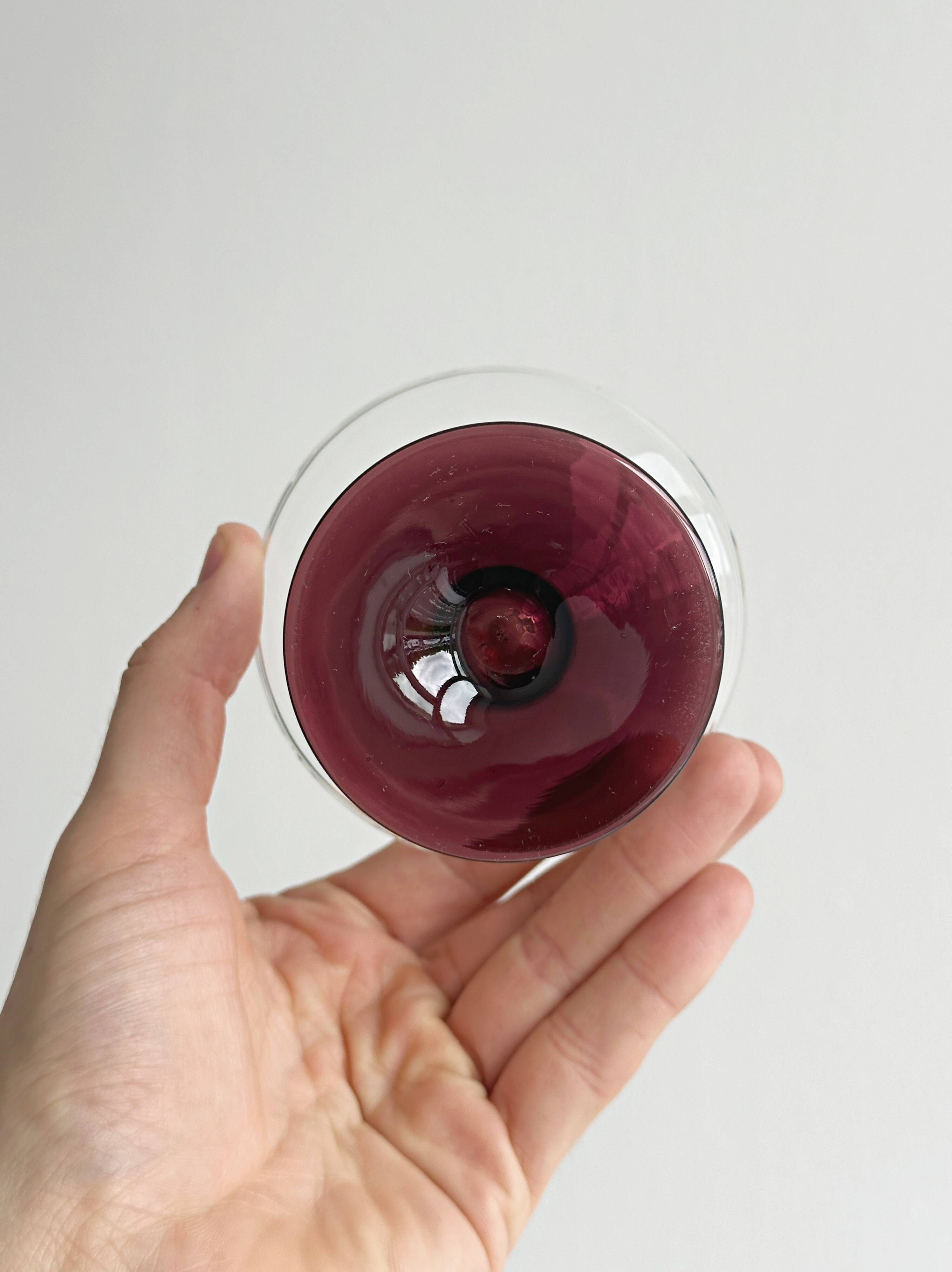 Lot de 6 verres à pied