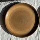 Set of 8 dark orange stoneware dessert plates Longchamp D19.5