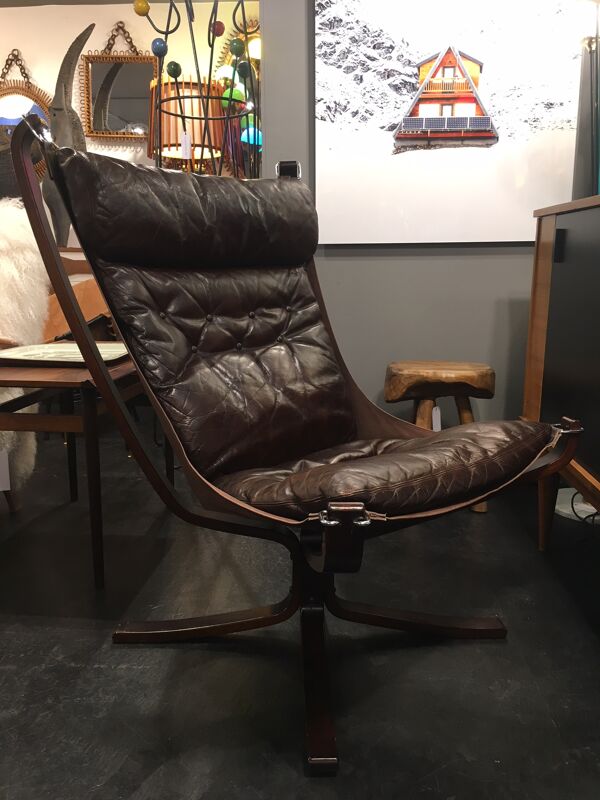 Fauteuil Sigurd Ressell Falcon Vers 1960