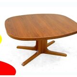Expandable Danish teak vintage table 1960