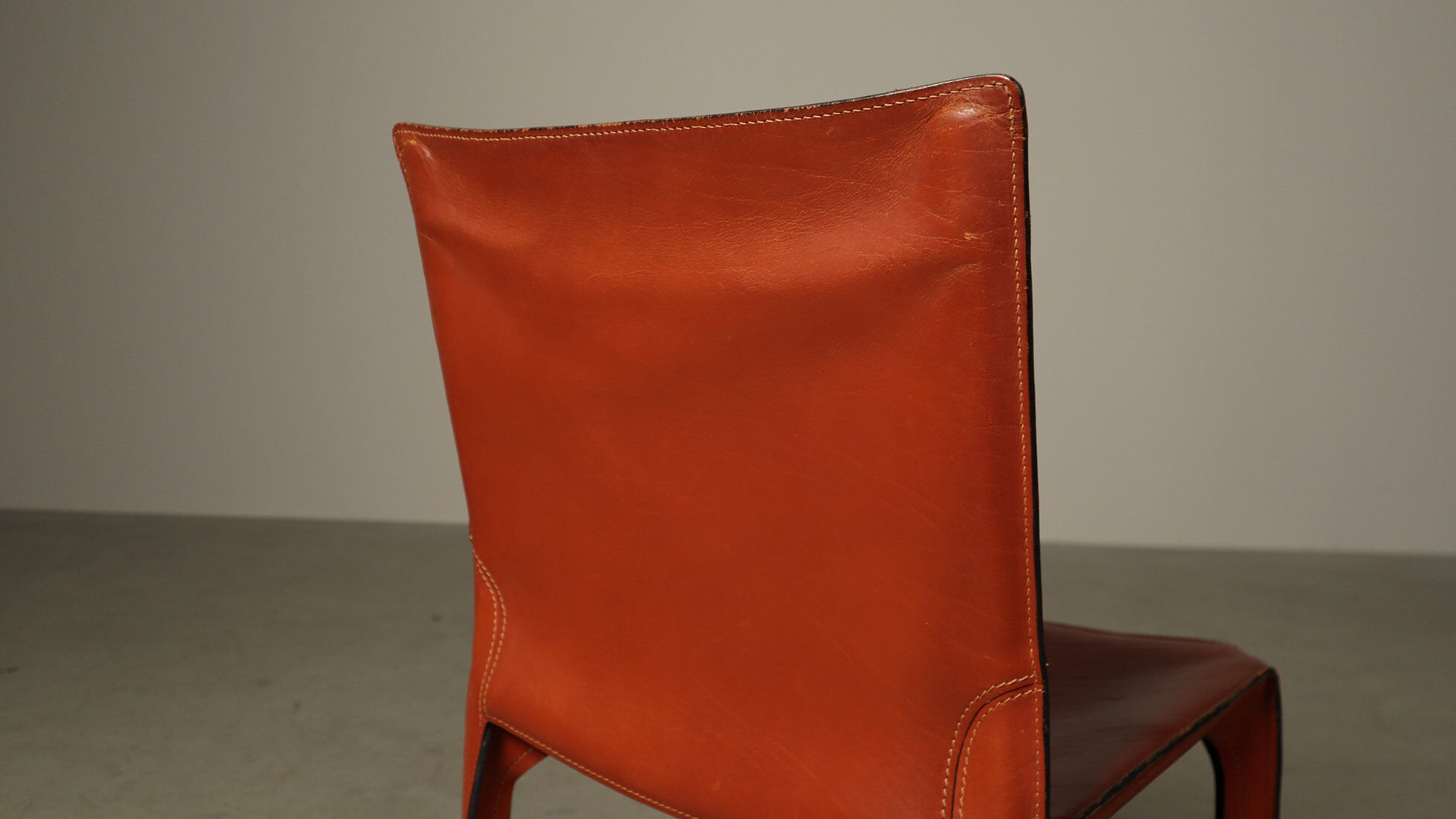 Set of four Cab 412 dining chairs by Mario Bellini for Cassina, 1977