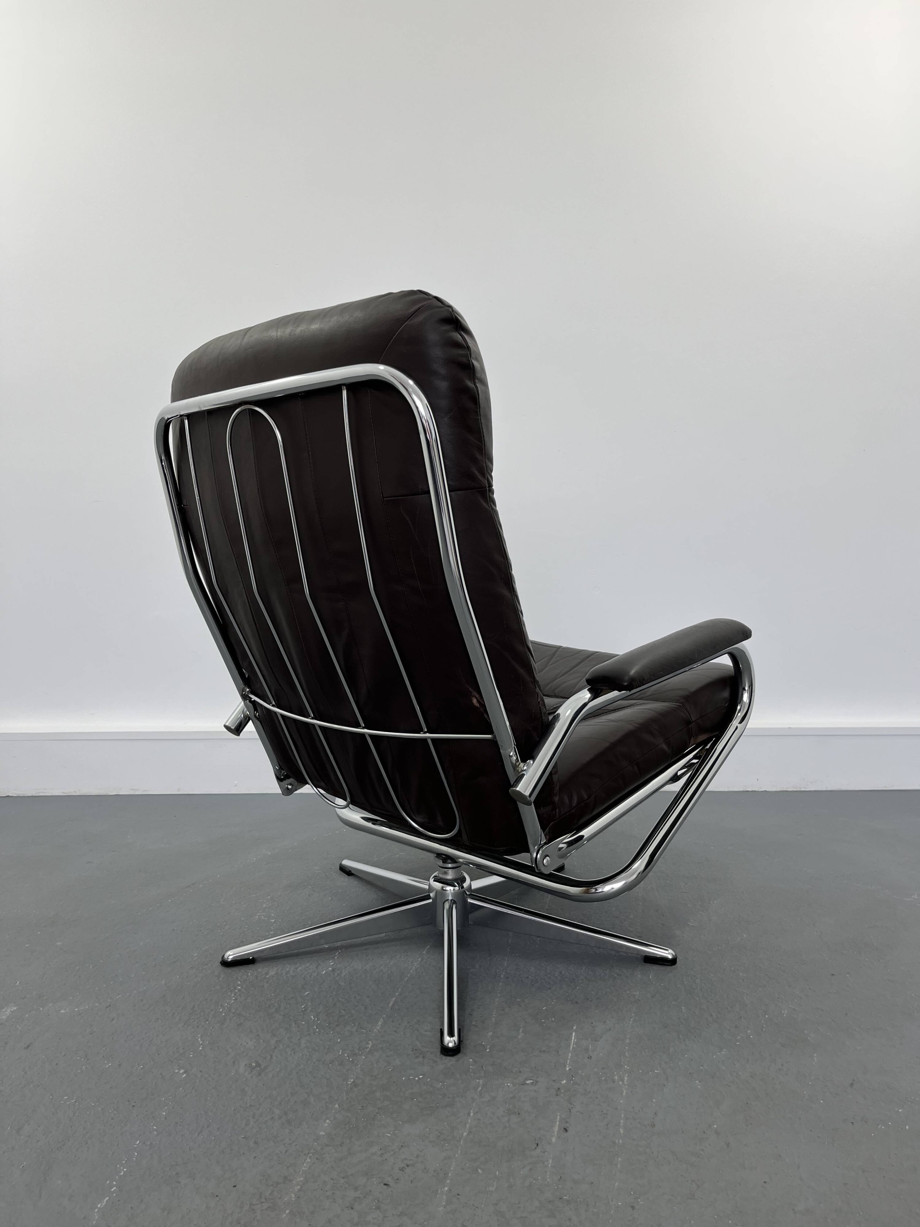 Leather armchair, 1960s