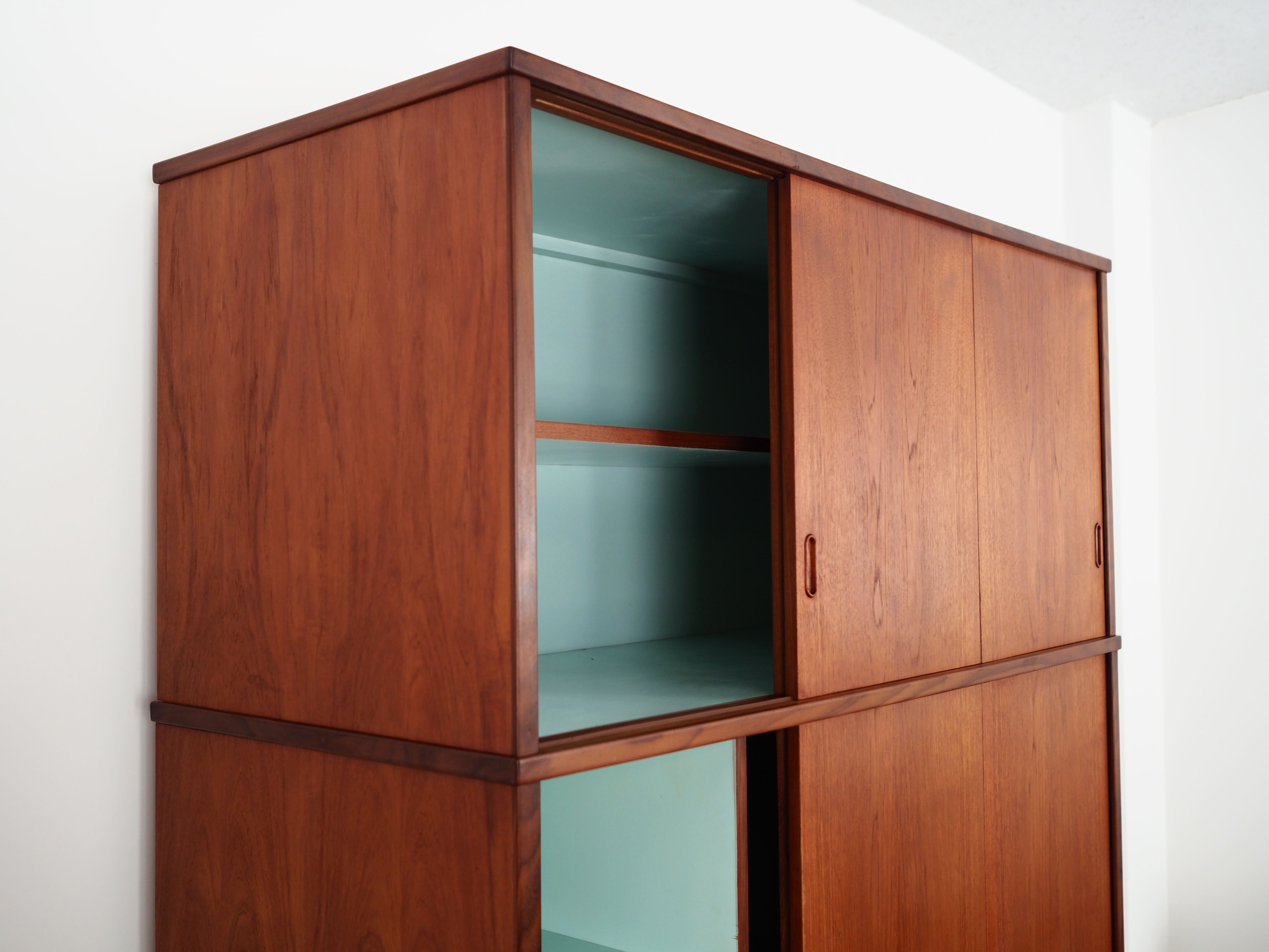 Teak wardrobe, Danish design, 1970s, production: Denmark
