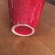 Vase en porcelaine rouge