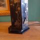 Lampe pagode , abat jour soie