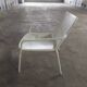 Vintage garden metal armchair
