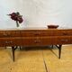 Mid-century retro vintage tola wood sideboard by Meredew, designed by Alpho
