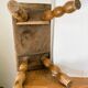 Tabouret en bois vintage