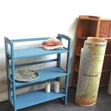 Folding bookseller's bookcase shelf