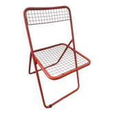 Chaise pliante Ted Net rouge Niels Gammelgaard
