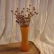 70's orange vase