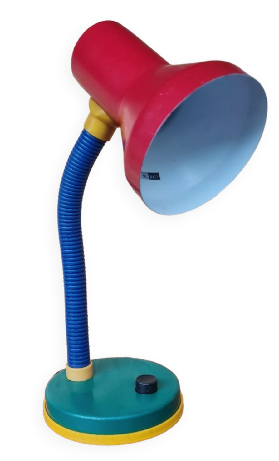 Table lamp primary color 1980