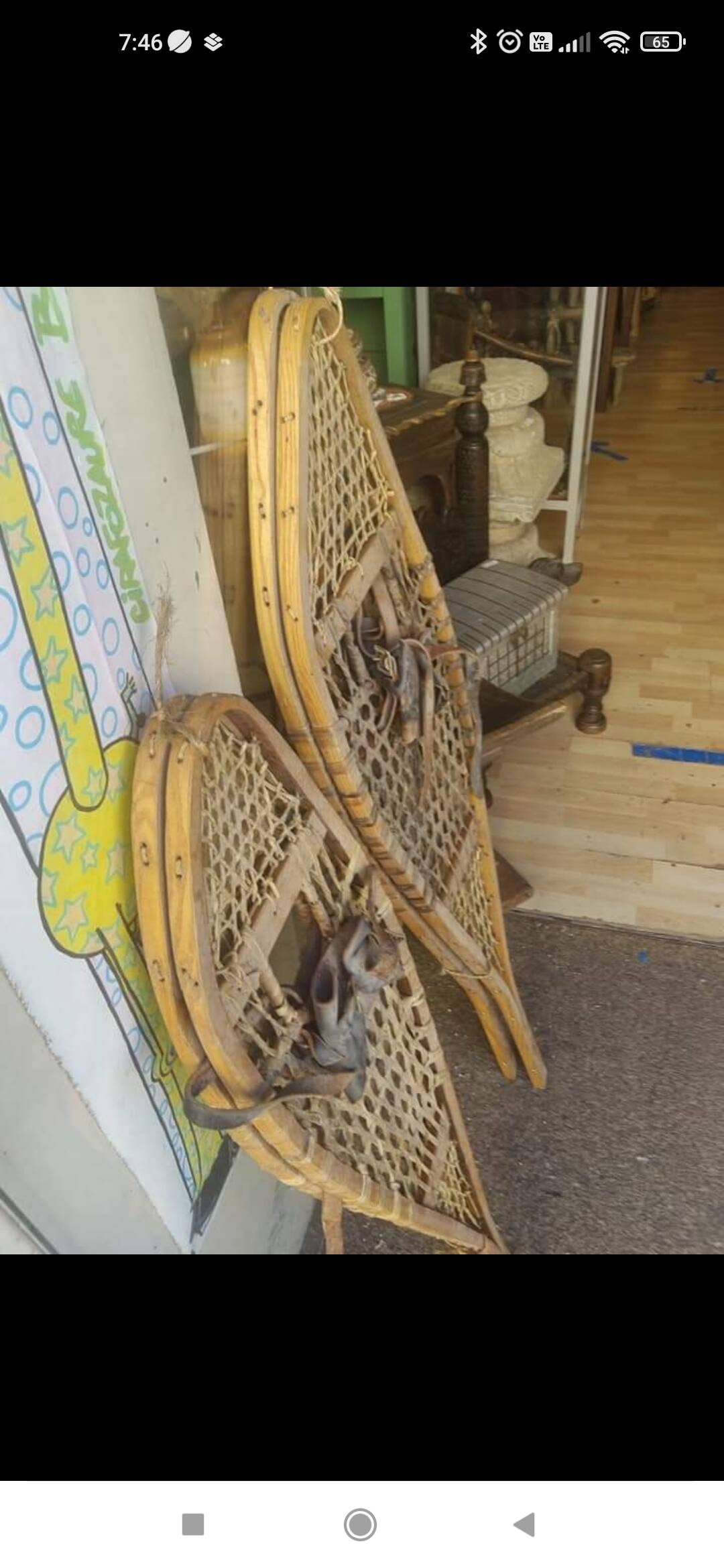 2 pairs of snowshoes from the far north, circa 1900