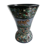 Vase Gerbino décors loups