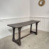 Console en chêne du 18ème siècle