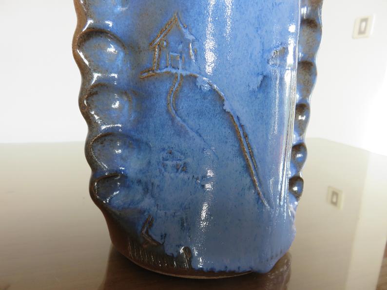 Signed ceramic vase 50/60