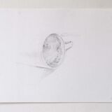 Tea, original drawing signed