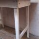 Side table 90,8x50,8cm vintage compass legs