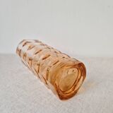 Art Deco style 'Rosaline' glass vase '60s - Luminarc Vintage