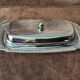 Vintage metal butter dish
