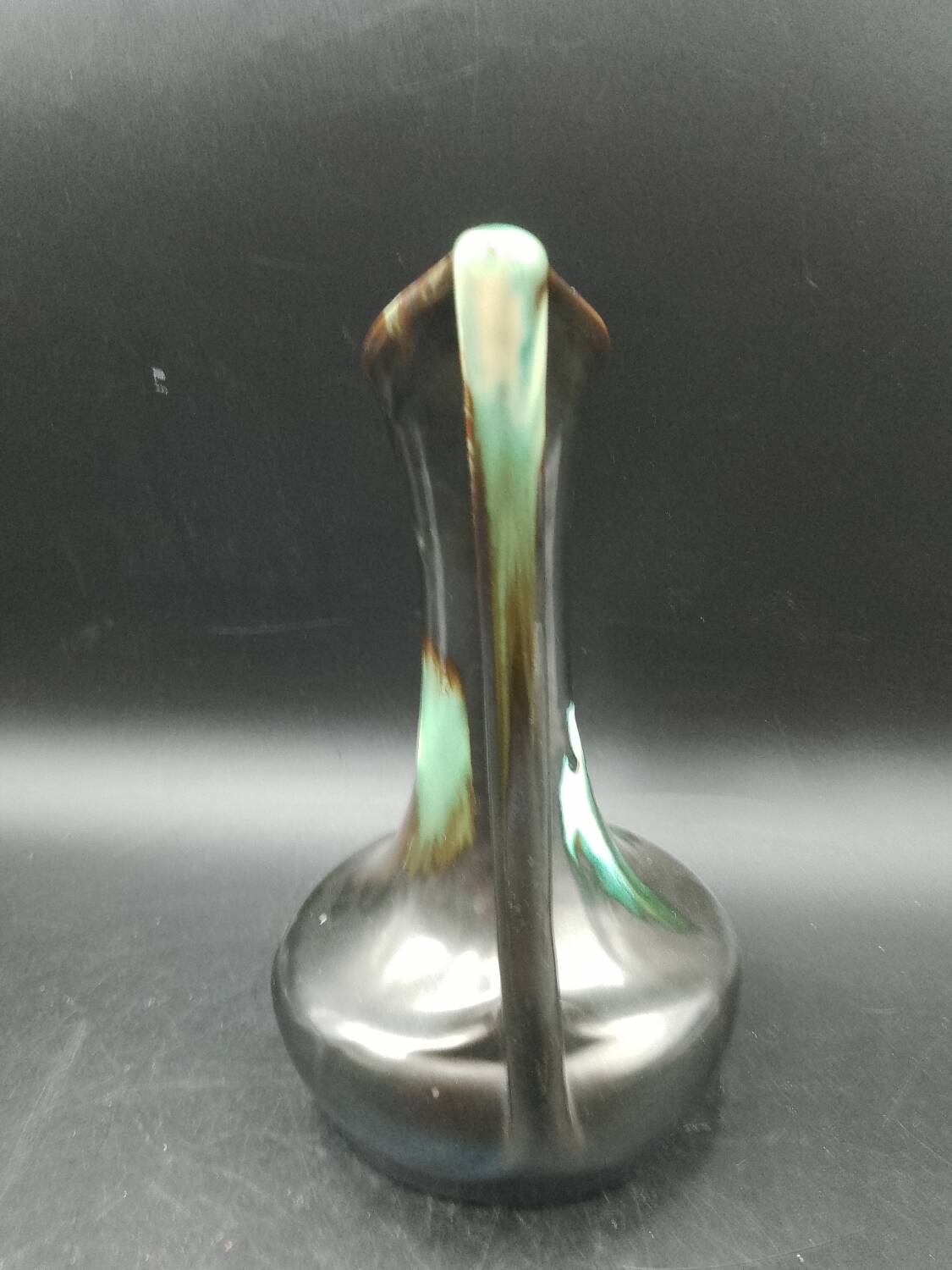 Vase, ceramic soliflore Thulin Belgium, 1920