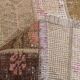 2x9 Brown Cream Persian Vintage Runner Rug, 65x265Cm