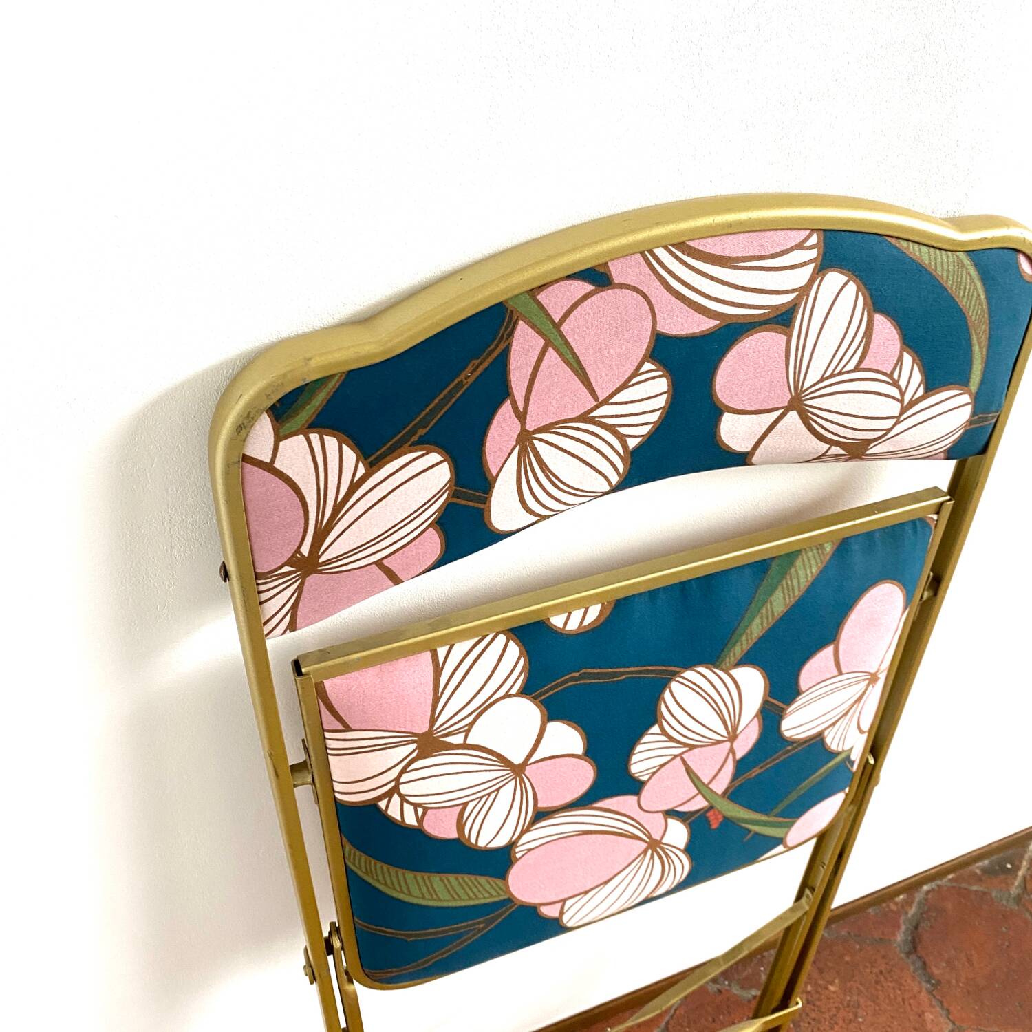 Upcycled vintage folding chair - Olga