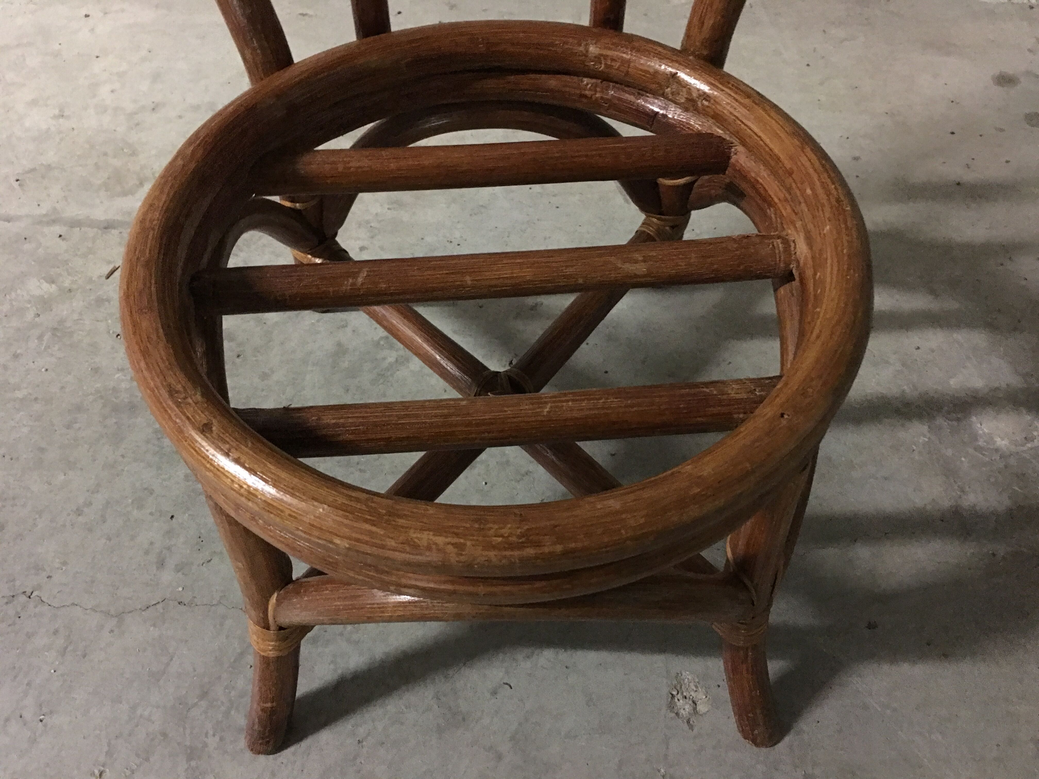 Children 70s rattan chair