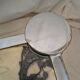 Table basse marbre de Calacatta fin 1970