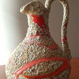 Ceramic vase from Vallauris, 70's