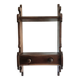 Wooden wall shelf