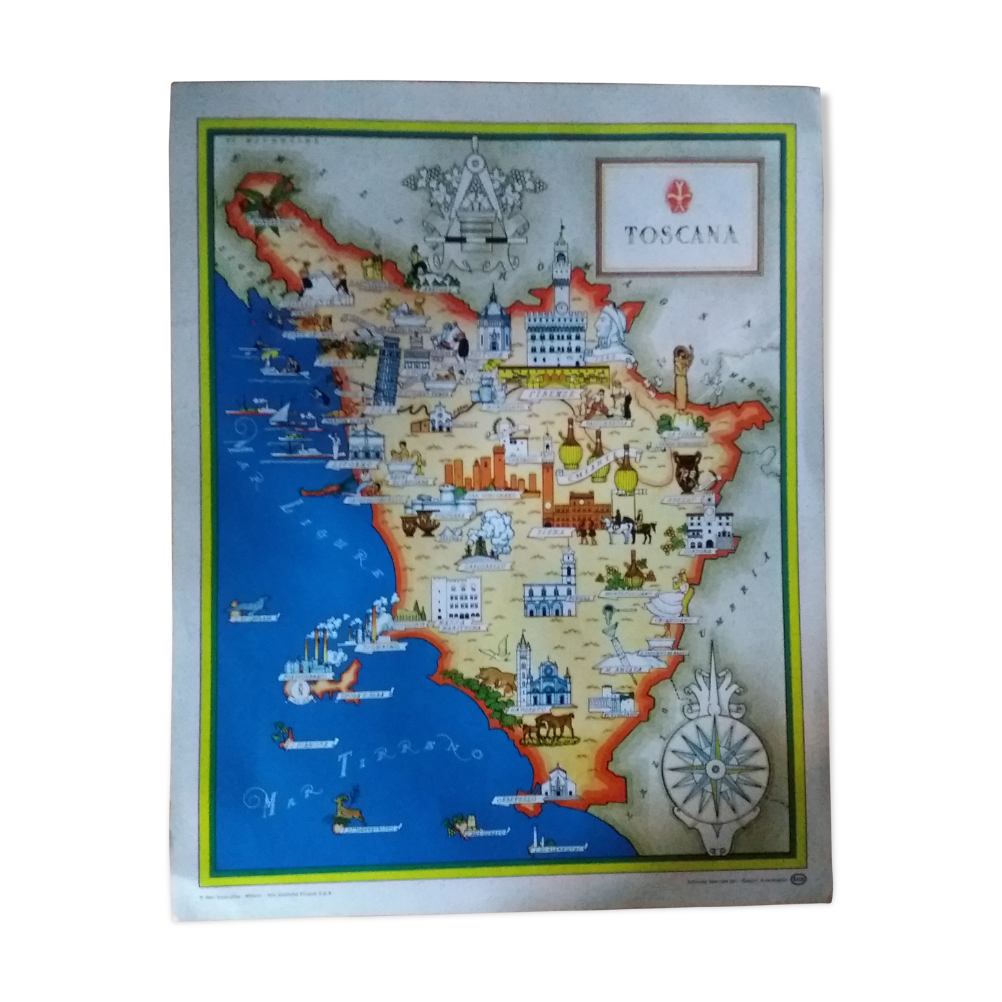Map Tuscany