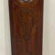 Clock door carved and openwork wood