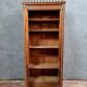 Louis XVI library in solid walnut with blonde patina around 1850