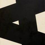 Original minimalist and abstract painting, B14