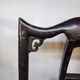 Pair of old chairs armchairs 19th century Chinese stools in black lacquered wood