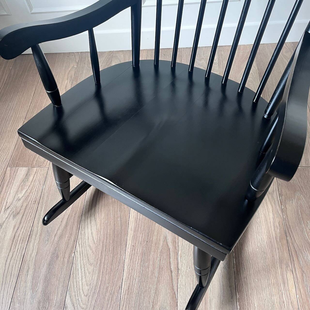 Rocking chair noir