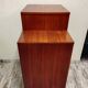 Vintage bar cabinet with fridge