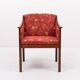 Fauteuil élégant moderne danois par Ole Wanscher pour P. Jeppensen, années 1960