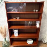 Vintage display cabinet bookcase shelf