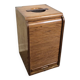 Industrial oak tambour cabinet from the 1930s, portable shape.