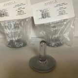 Trio of guzzini coat hooks design Ross Lovegrove plexiglass