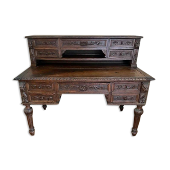 Henry II style stepped desk