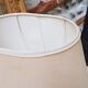 Articulated table lamp reading