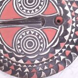 Wooden solar mask from Burkina Faso
