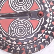 Masque solaire du Burkina Faso en bois