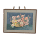 Aquarelle ancienne bouquet de fleurs